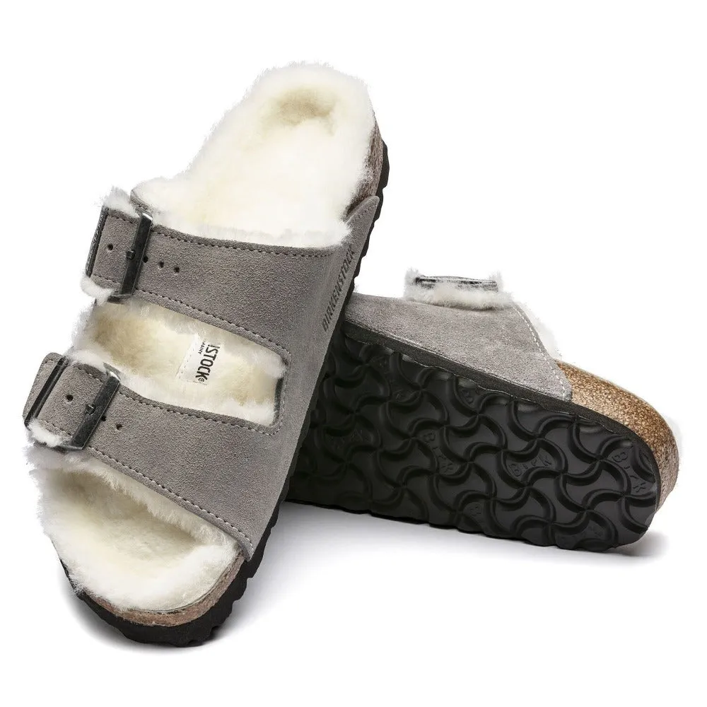 Arizona - Stone Coin Suede Shearling||Arizona - Suède fourrure Stone Coin