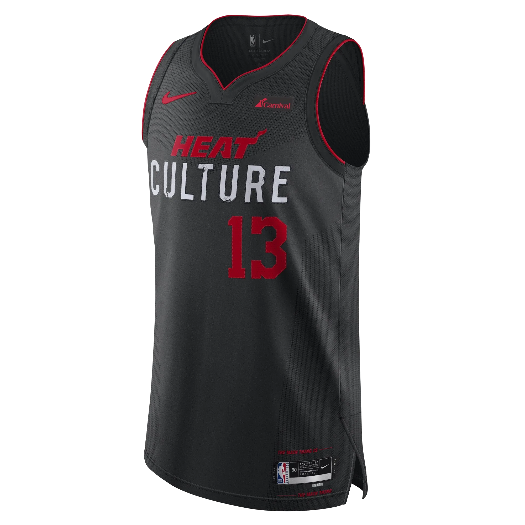 Bam Adebayo Nike HEAT Culture Authentic Jersey