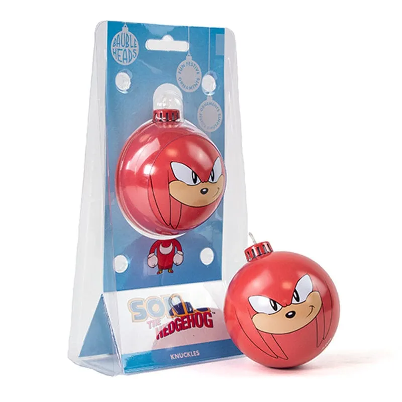 Bauble Heads Sonic The Hedgehog ‘Knuckles’ Christmas Decoration / Ornament