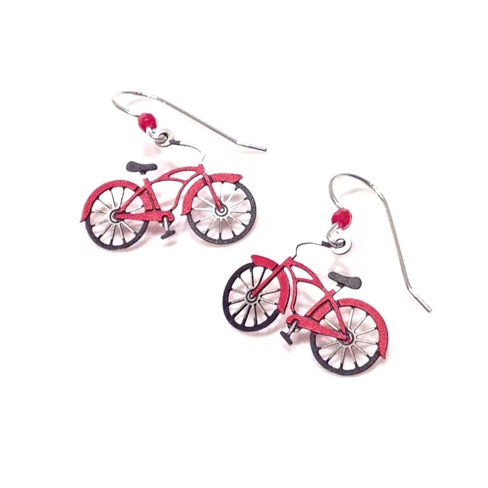 Bicycle Earrings by Sienna Sky