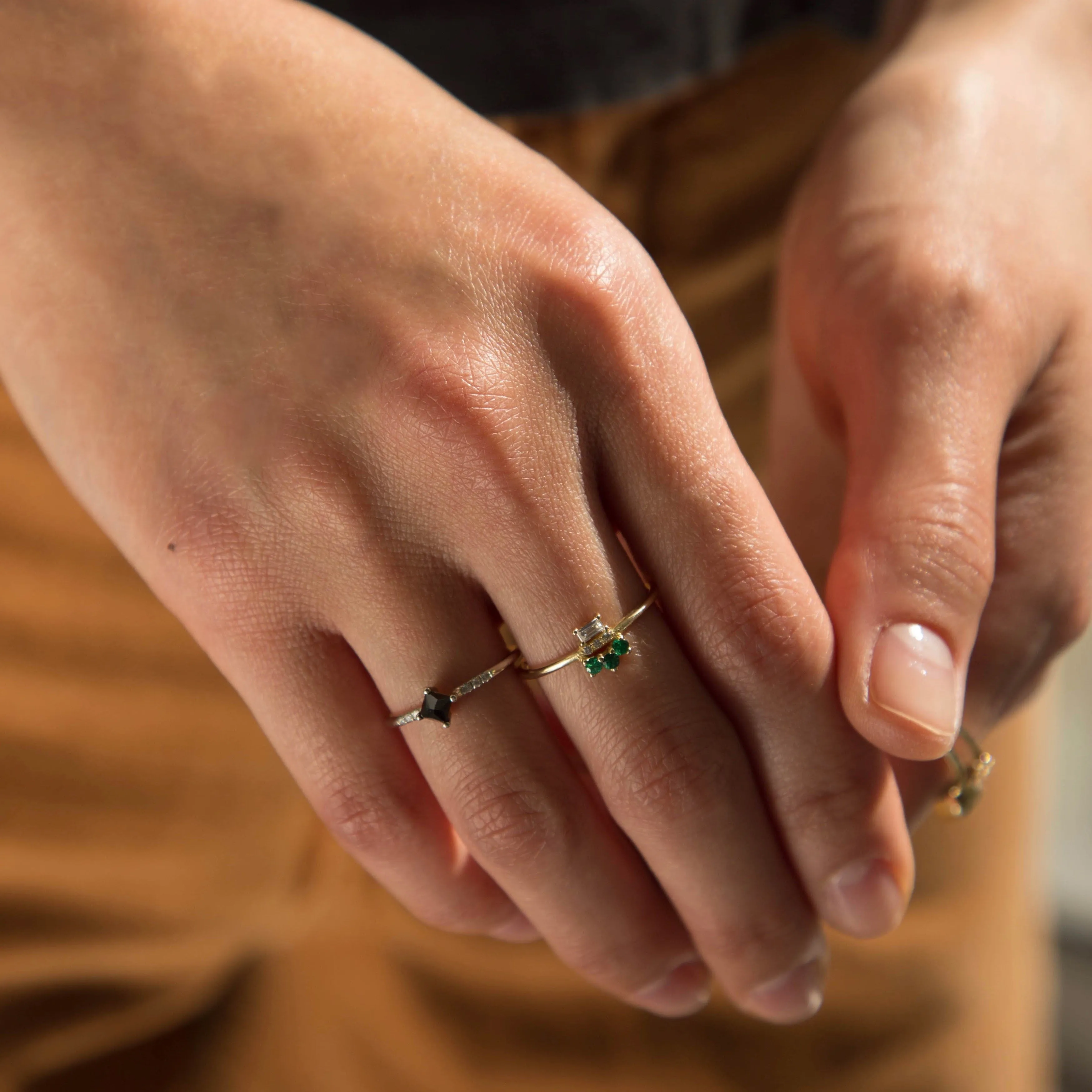 Black Diamond Equilibrium Point Ring