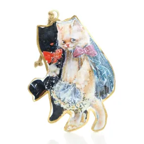 Bride/Groom Cat Ornament