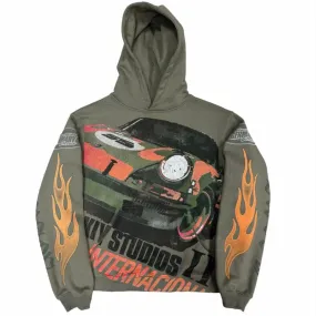 By Kiy Studios "Germany Circuit" Hoodie (Olive)