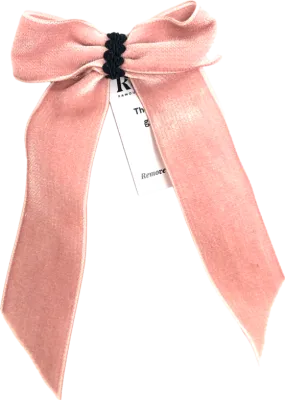 CAMILA ROSE Pale Pink Barrette Bow One Size