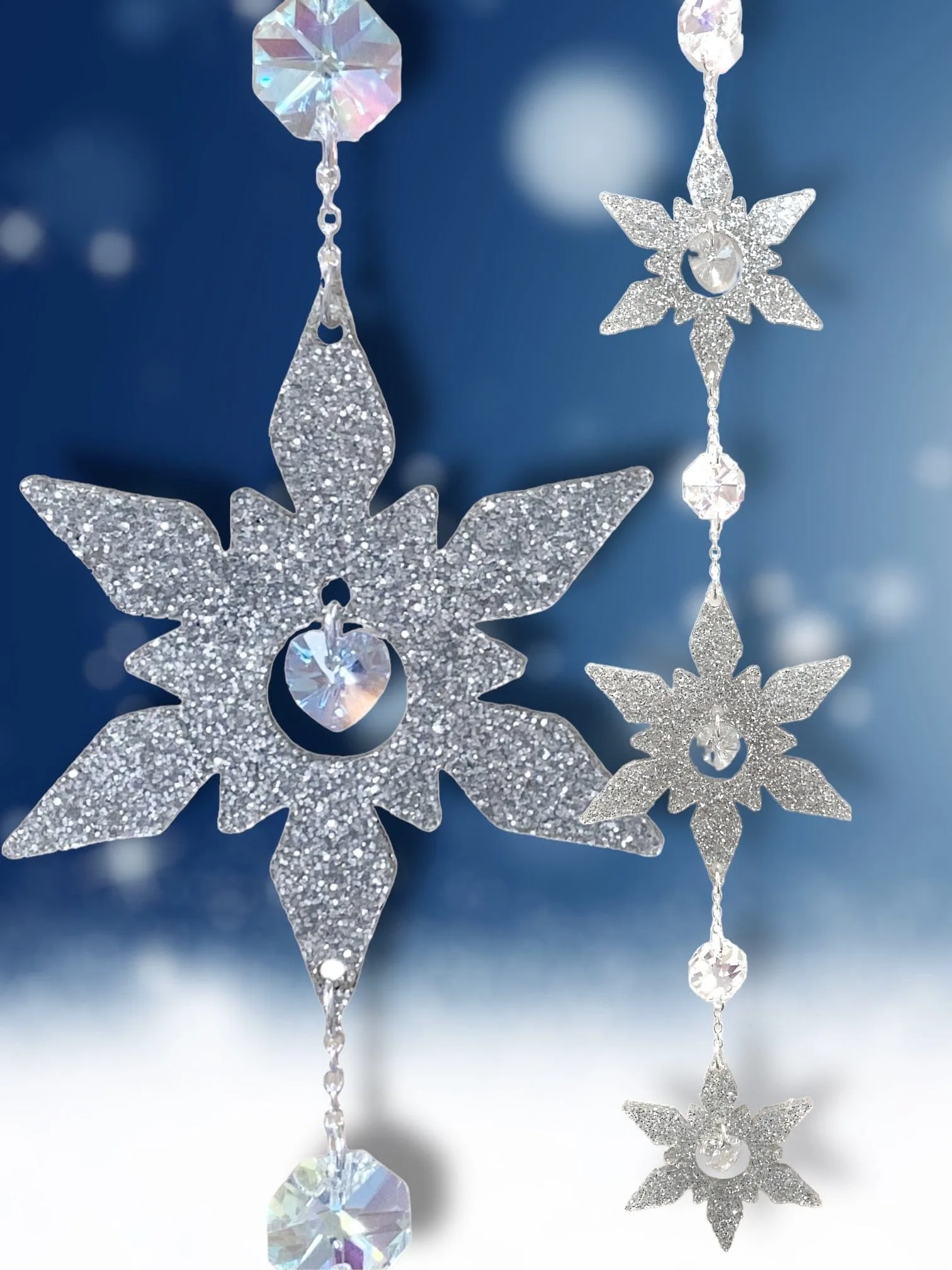 Captured Crystal Snowflake DIY Sun Catcher Kit