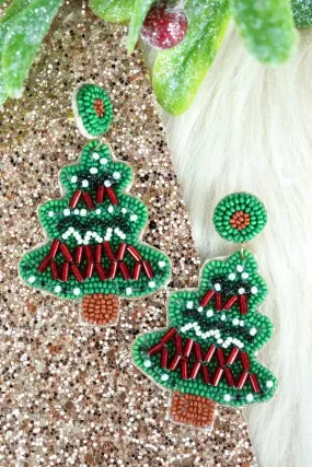 Christmas festive earrings