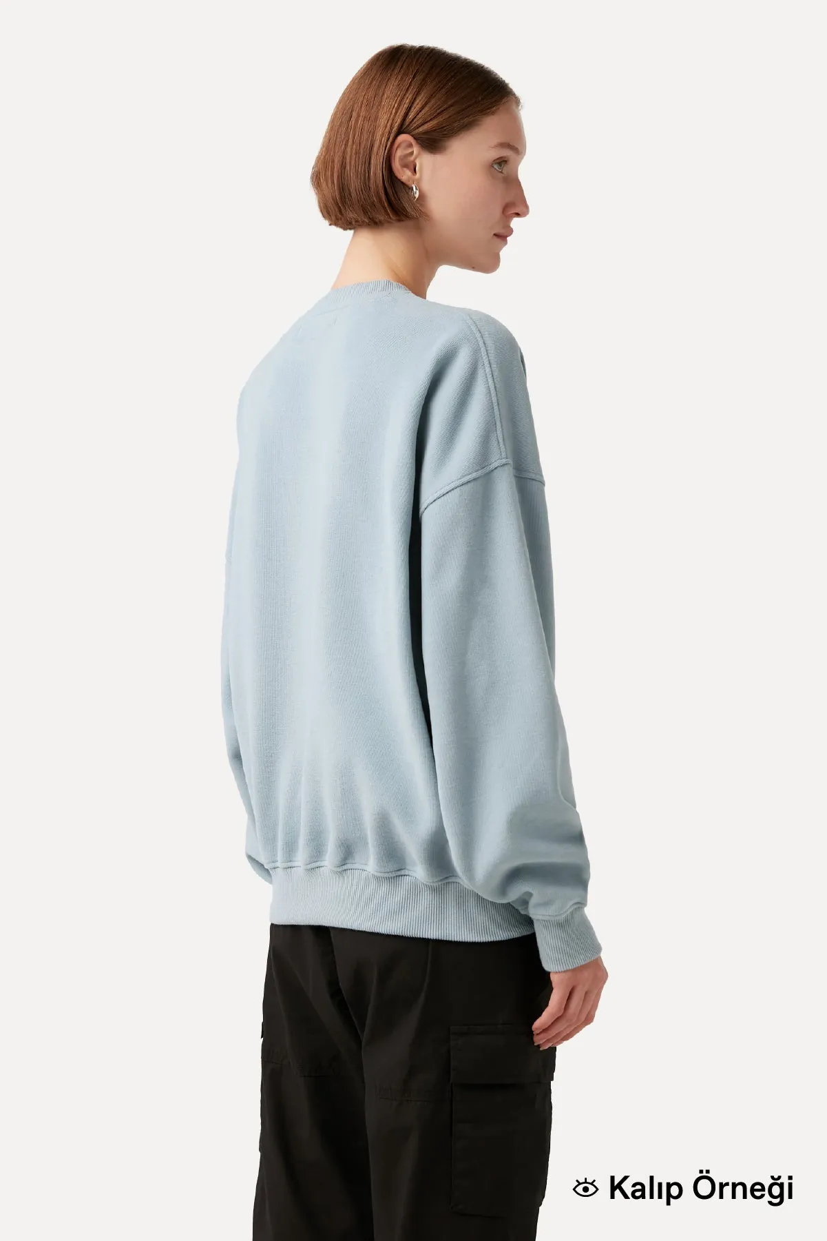 Cin Baykuu Super Soft Oversize Sweatshirt - Bej