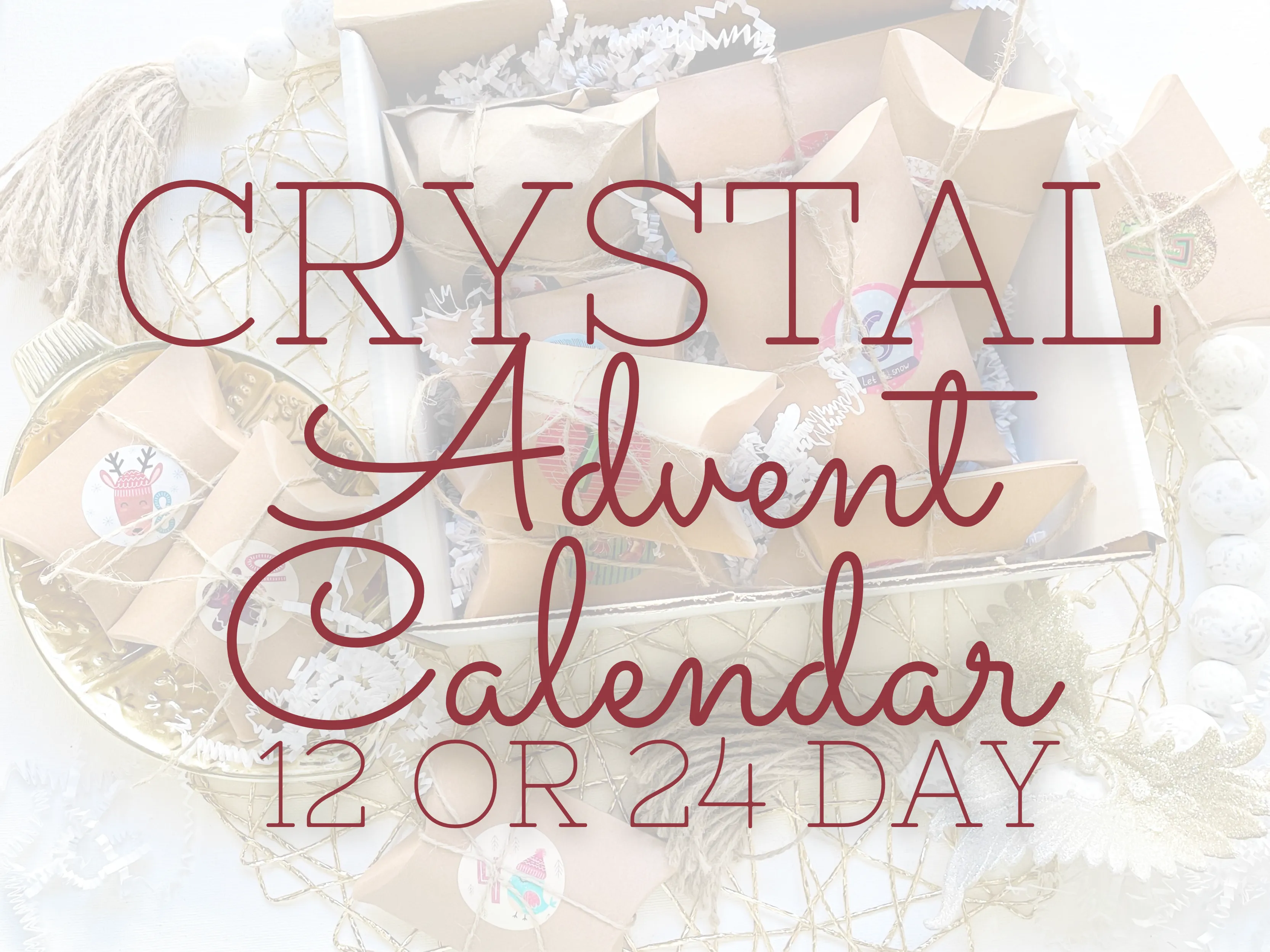 *CLEARANCE* Crystal Advent Calendar || 12 or 24 Days