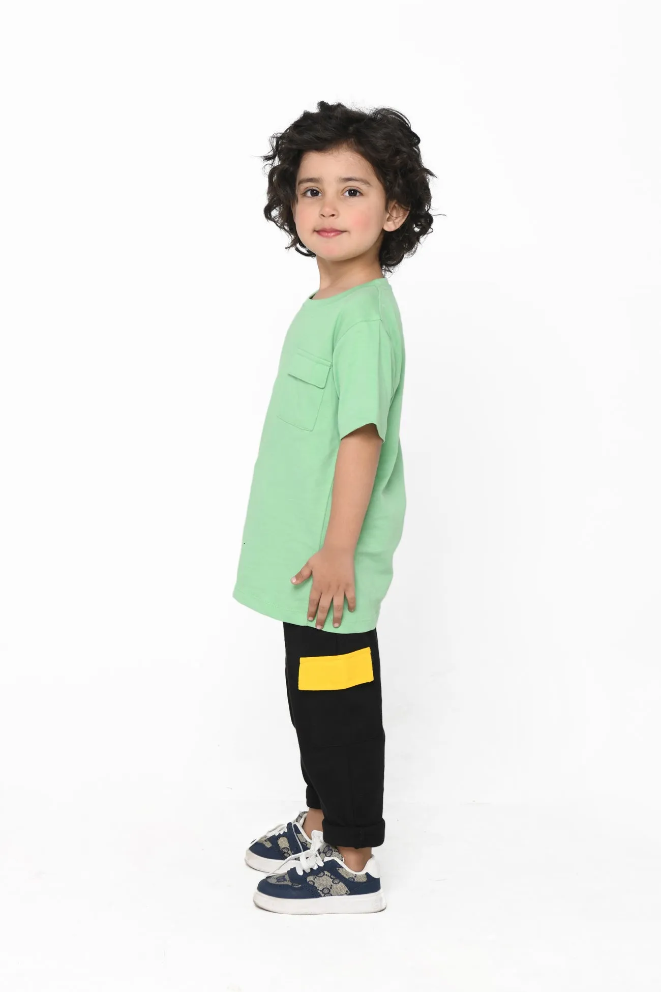 COTTON JERSEY T-SHIRT WITH FLAP POCKET