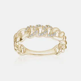 Diamond Link Ring