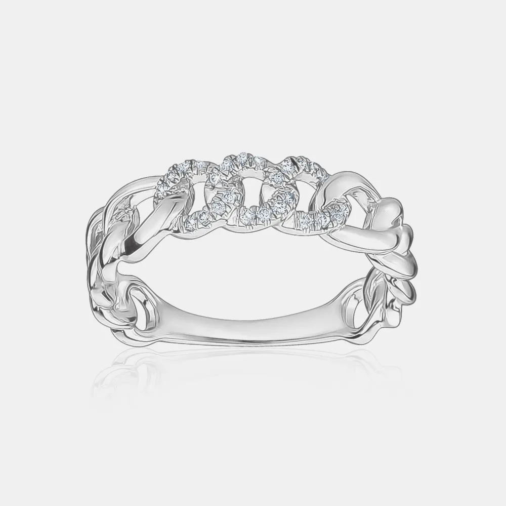 Diamond Link Ring