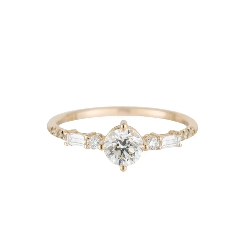 Diamond Solitaire Etude Ring