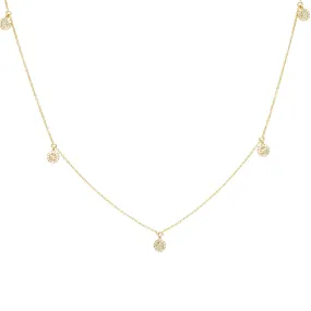 Diamond Station Necklace