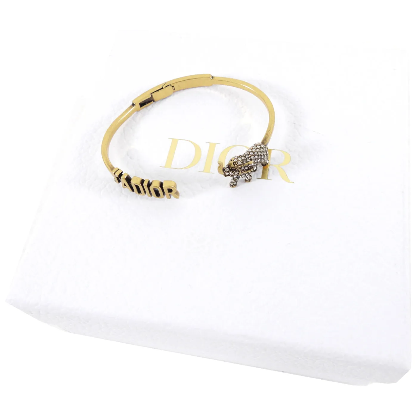 Dior J'Adior Safari Crystal Elephant Bracelet