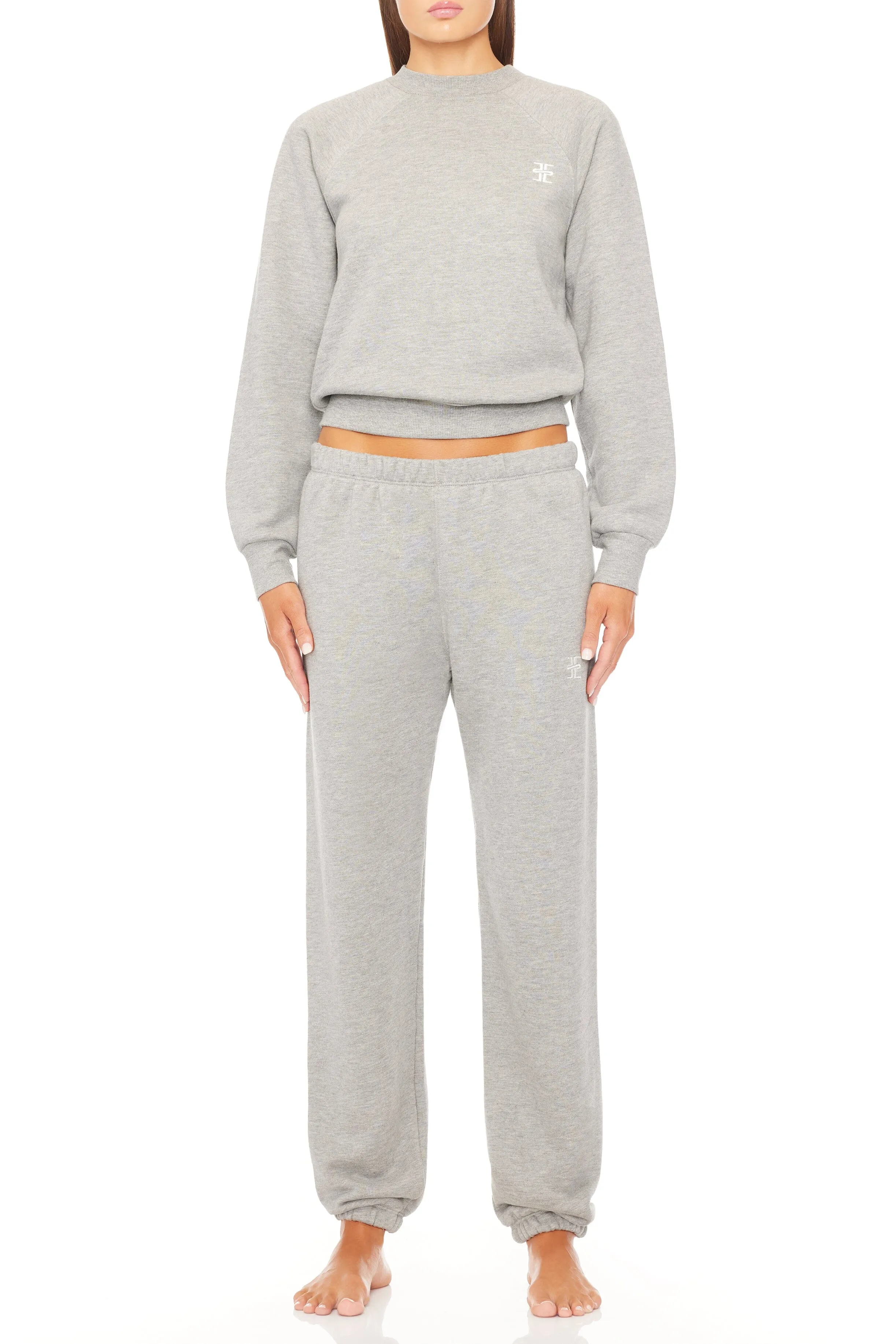 Eterne - Classic Sweatpants - Heather Grey