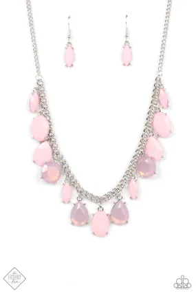 Fairytale Fortuity - Pink Necklace