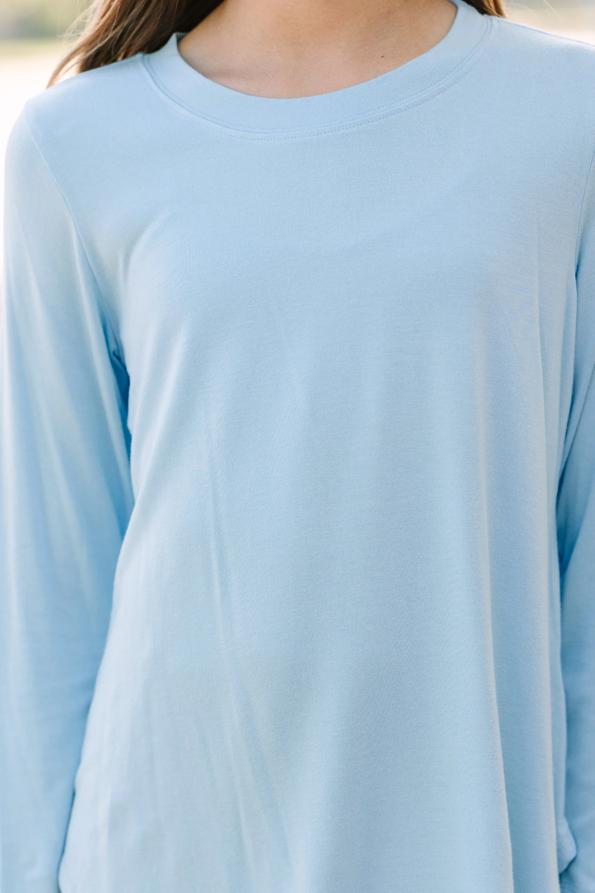 Girls: Won't Let You Down Light Blue Classic Top