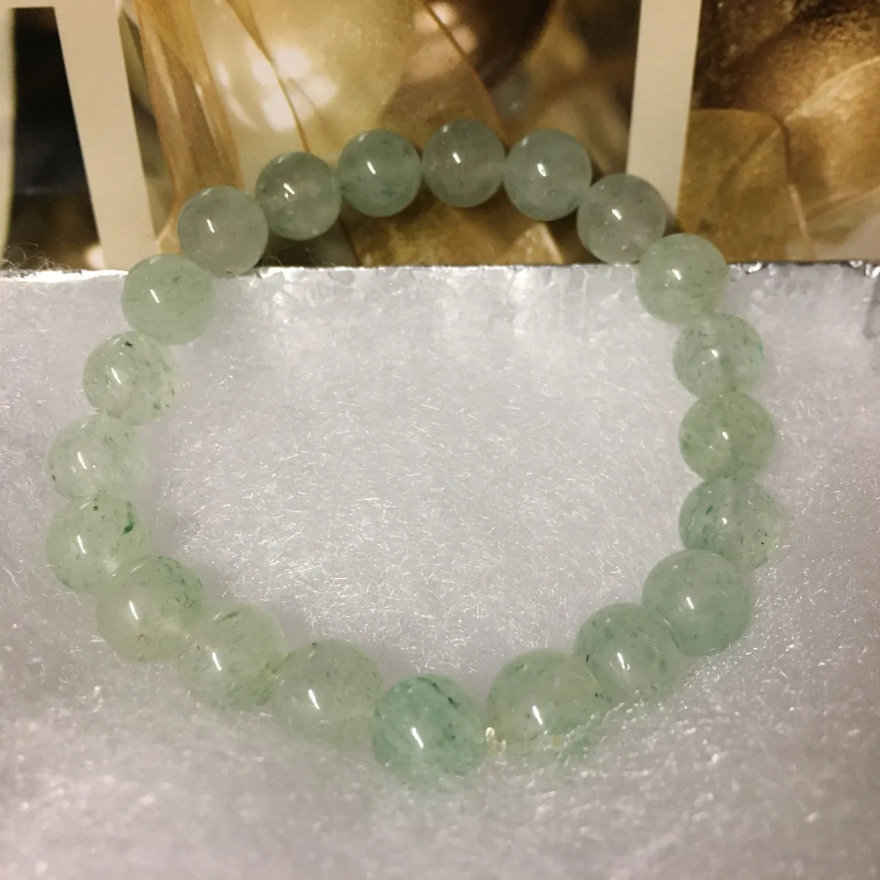 Green Aventurine Beaded Crystal Bracelet For Her-Best Gift !