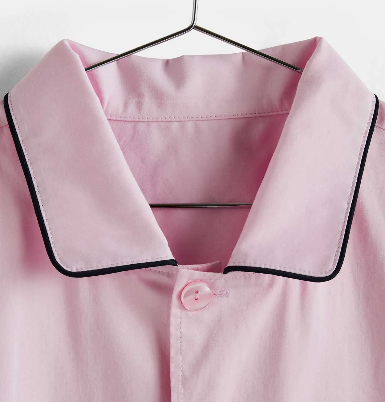 HAY Outline Pyjama S/S Shirt in Soft Pink