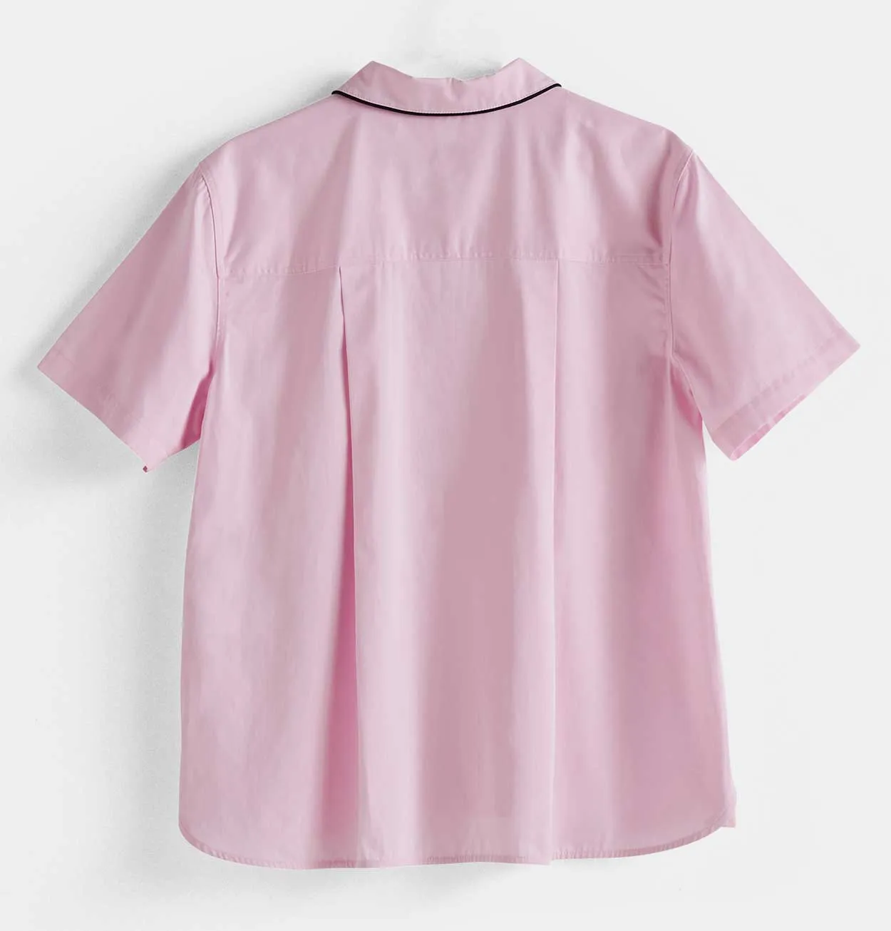 HAY Outline Pyjama S/S Shirt in Soft Pink