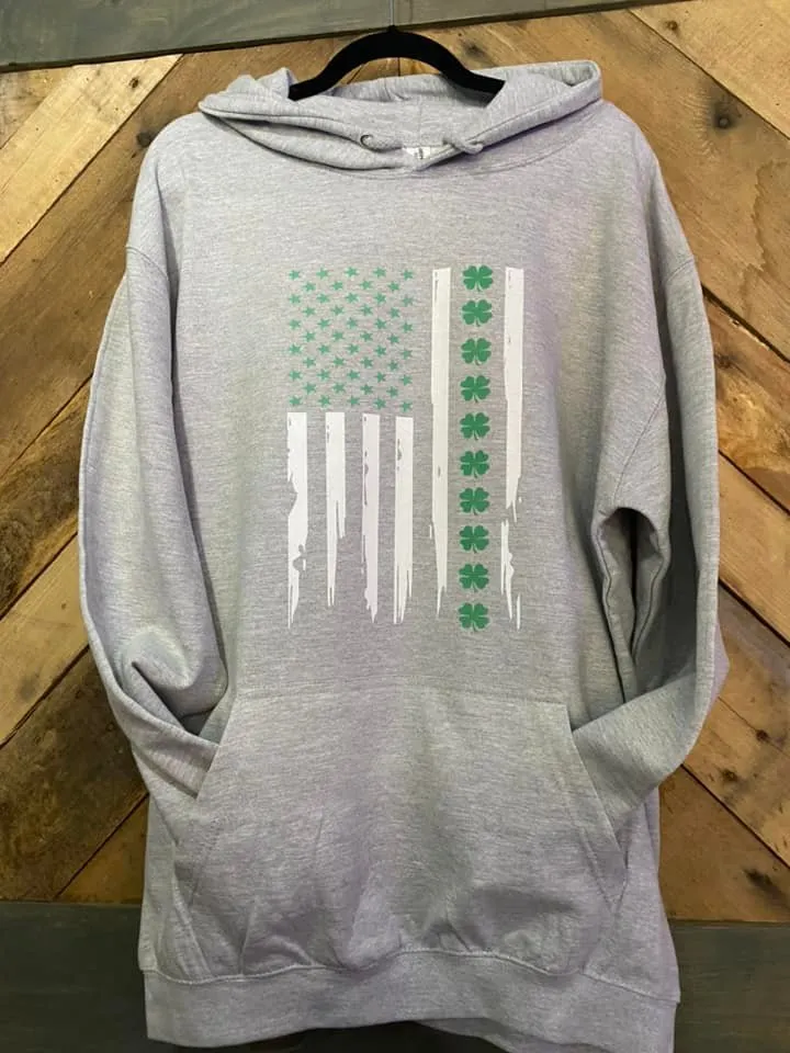 Irish Merica' Hoodie DTG -InStock