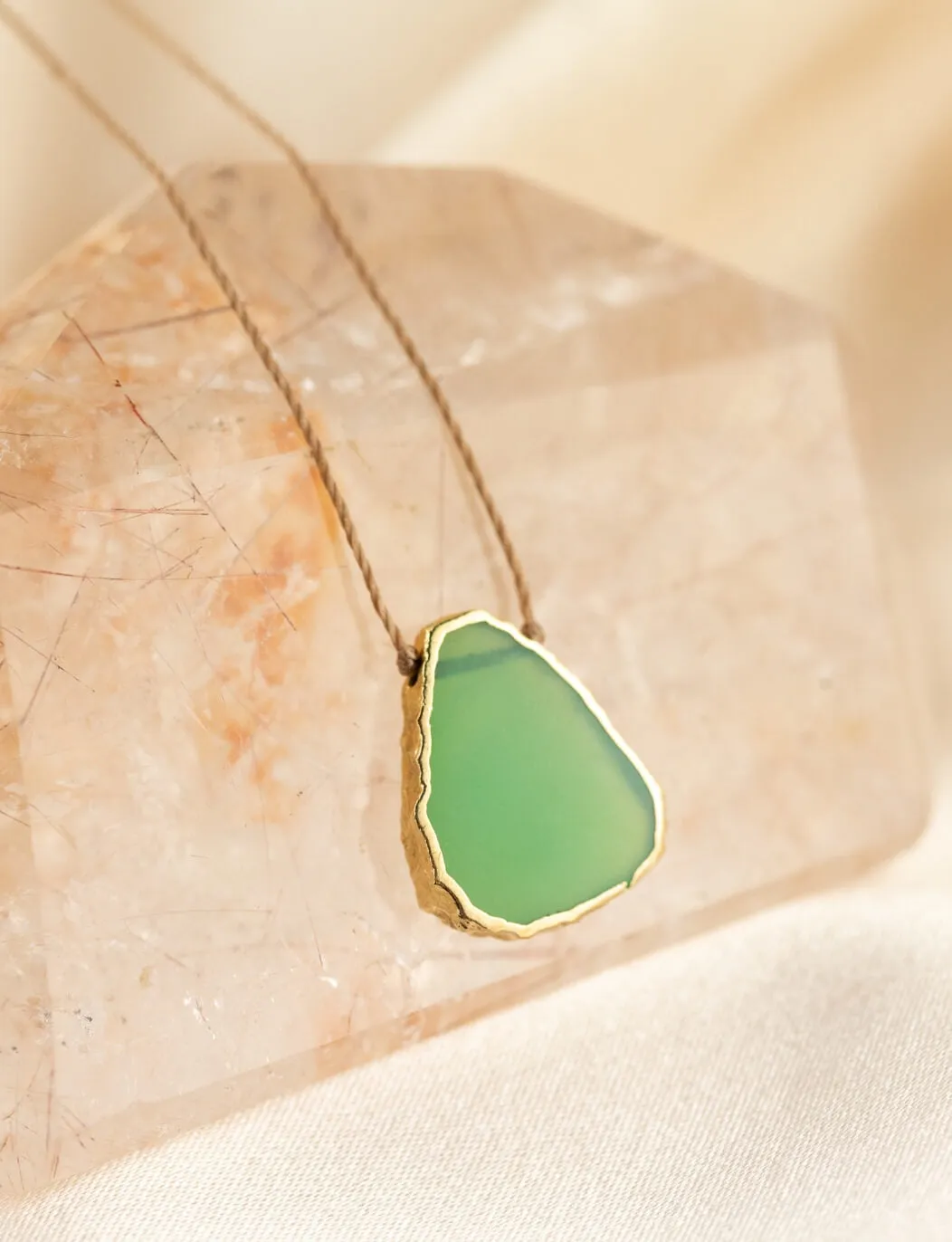 Kelly Chalcedony Alchemy Necklace for Nurture Your Heart