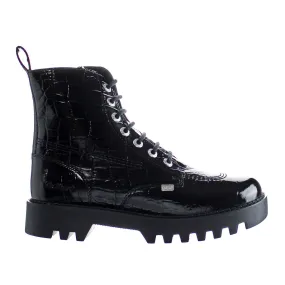 Kickers Kizzie Higher Womens Black Boots