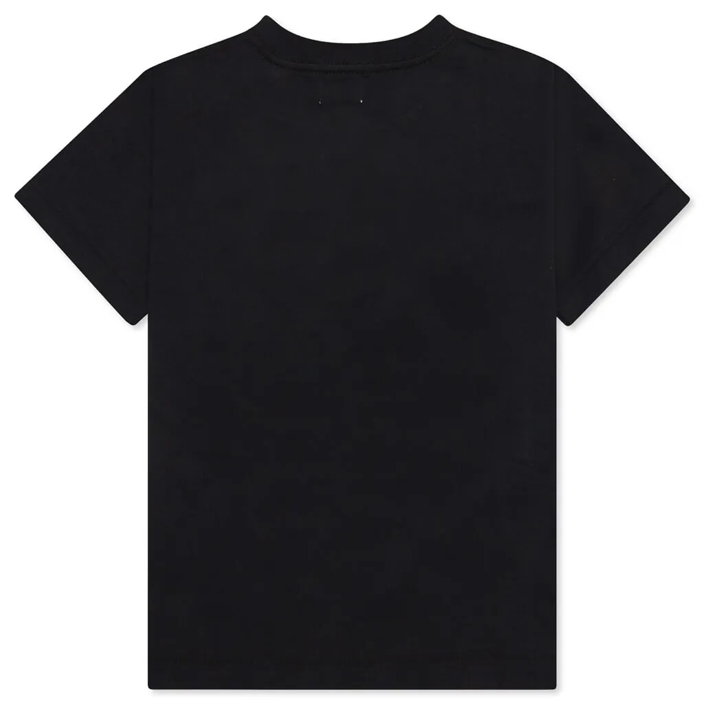 Kids Colors Shark Tee  - Black