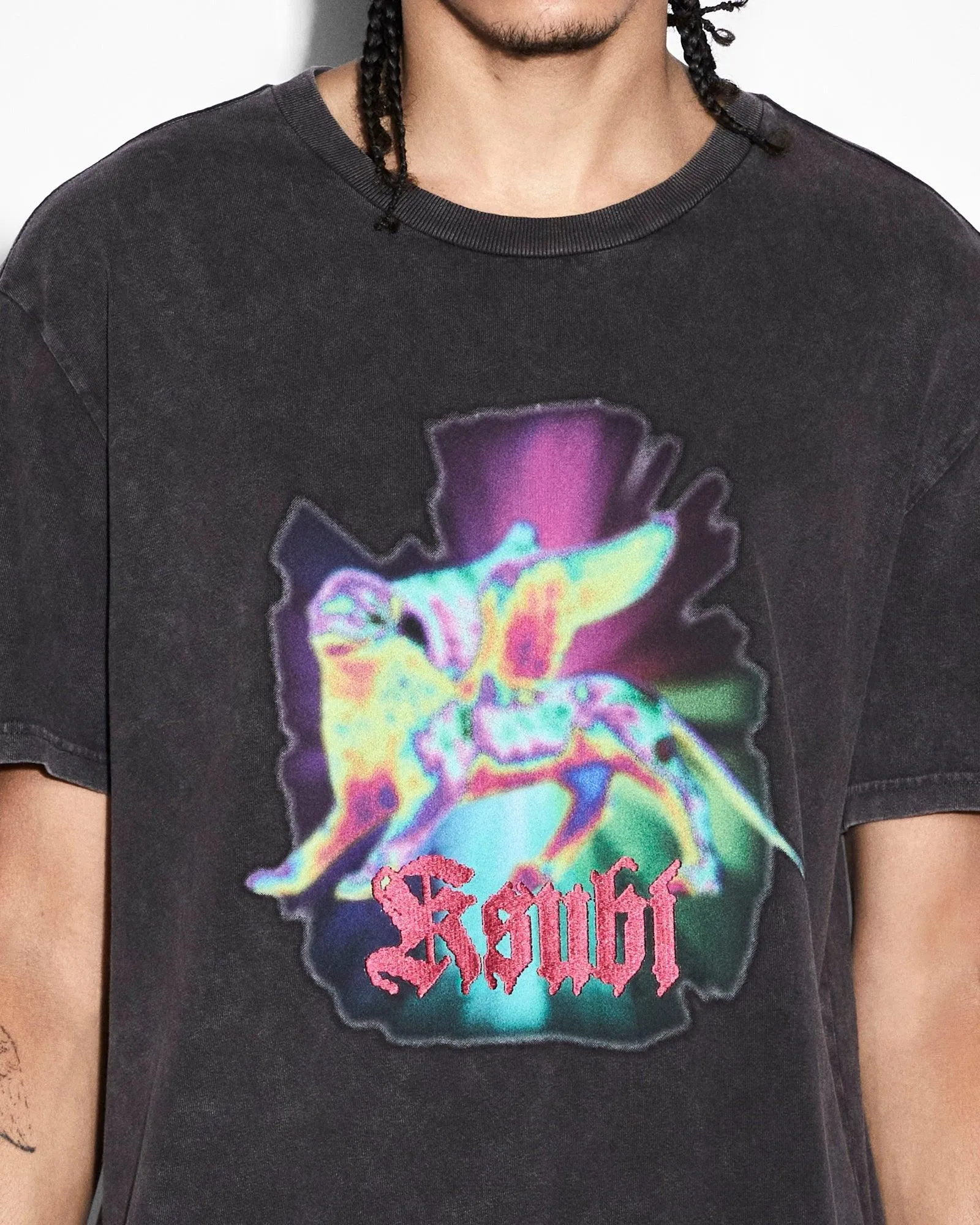 KSUBI Griffin Kash SS Tee Acid Black