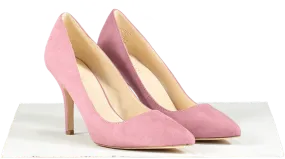 Kurt Geiger Nine West Pink Suede Mid Heel Court Shoes Bnib UK 8.5 👠