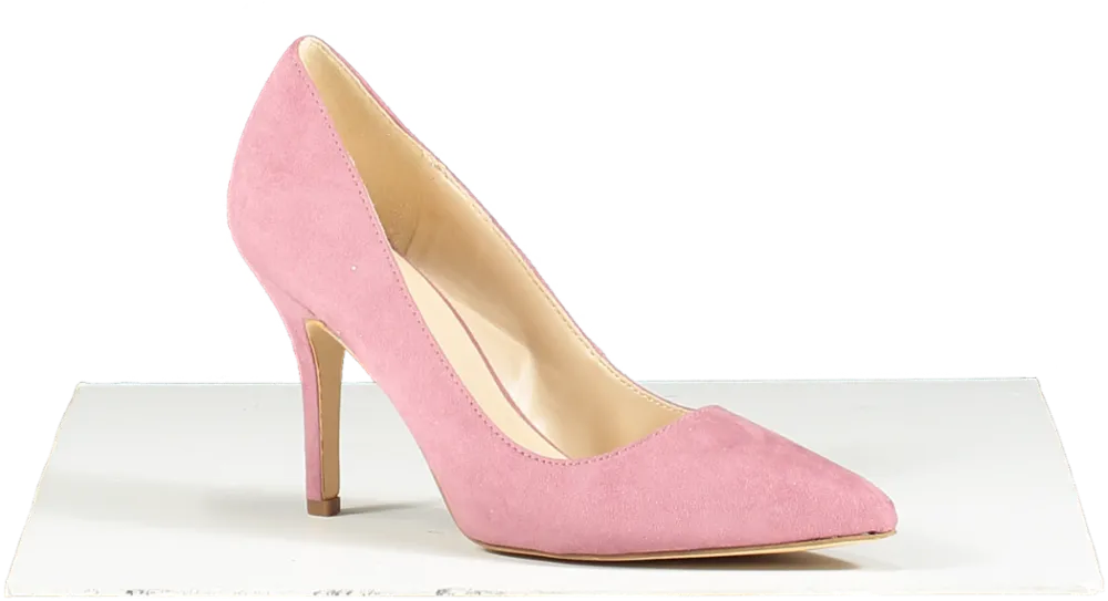 Kurt Geiger Nine West Pink Suede Mid Heel Court Shoes Bnib UK 8.5 👠