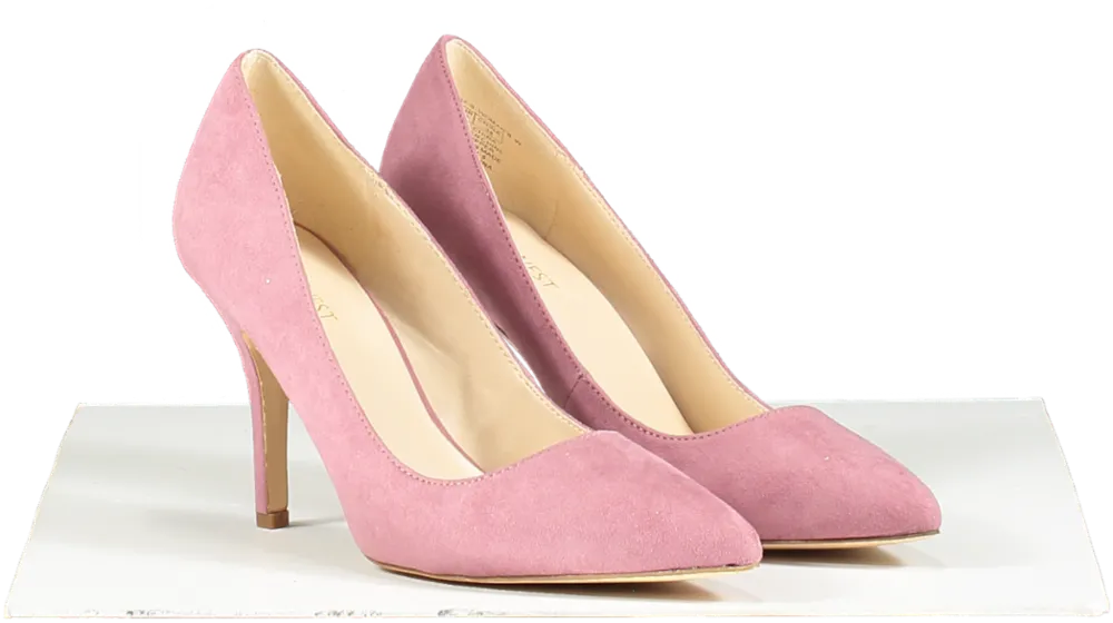 Kurt Geiger Nine West Pink Suede Mid Heel Court Shoes Bnib UK 8.5 👠