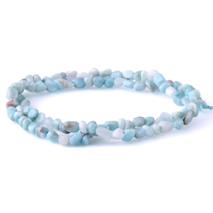 Larimar 3x5mm Pebble - 15-16 Inch