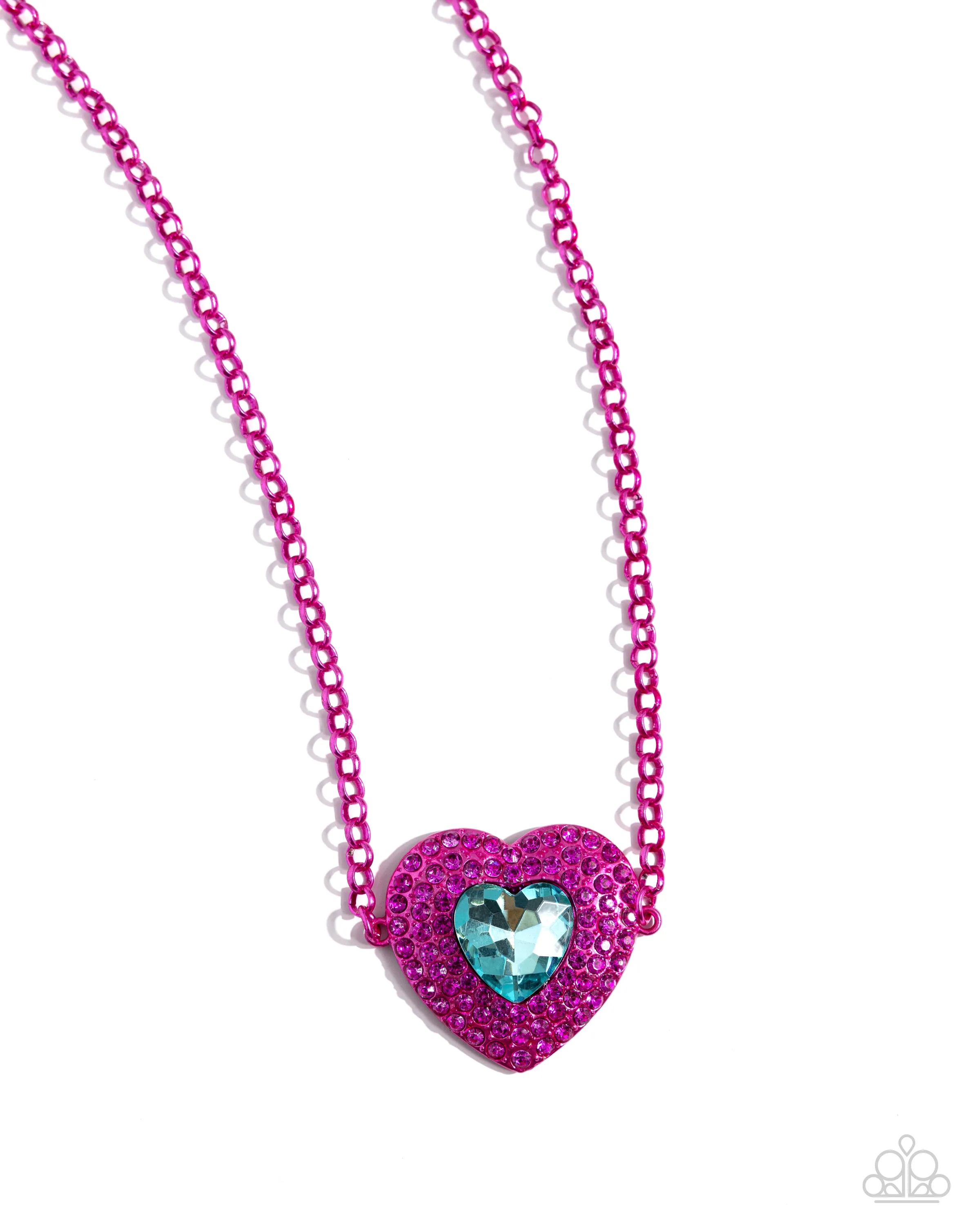 Locket Leisure Pink-Necklace