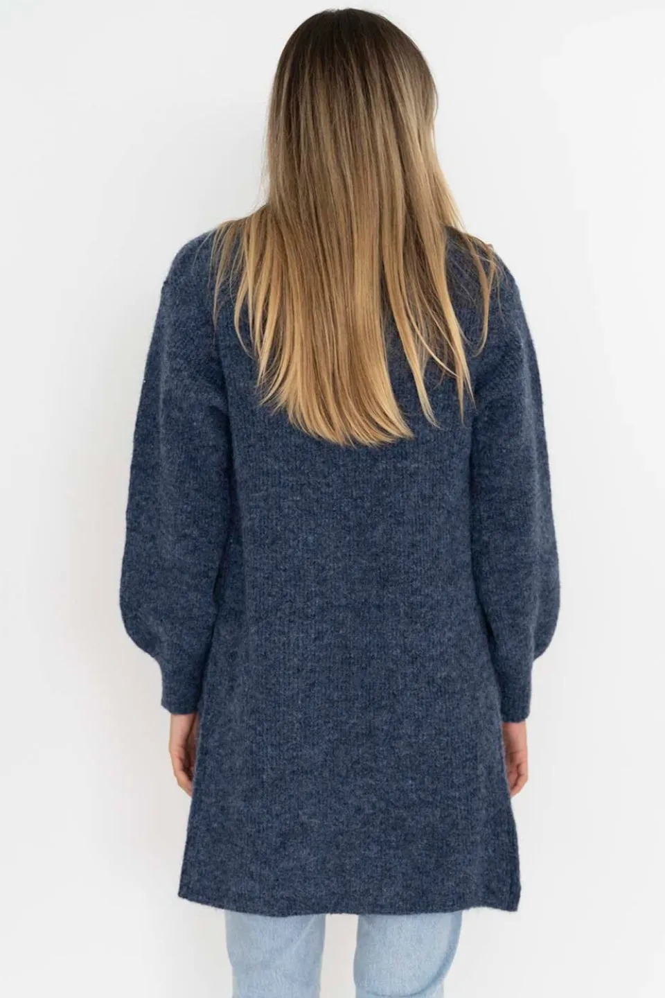 Lumi Deep Blue Pocket Cardi