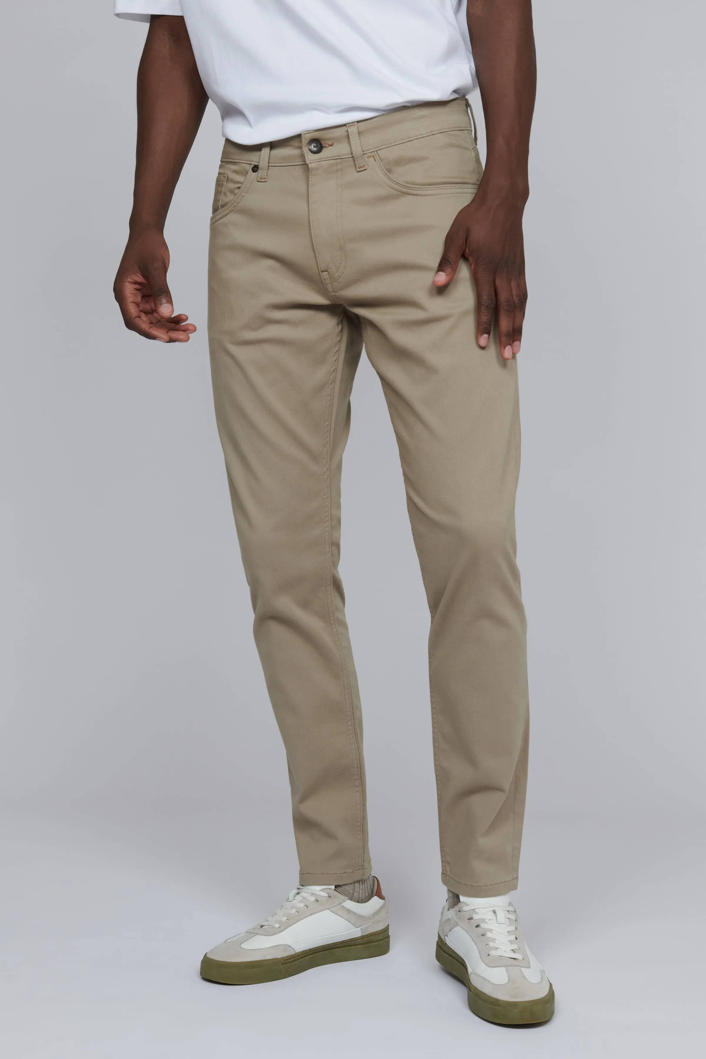 Matinique MAPete Soft Chino Slim Jeans/Winter Twig - New SS24