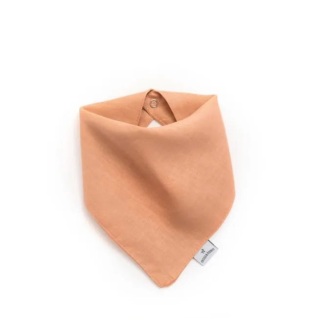 Moss & Fawn 100% Linen Drool Bib - Bloom