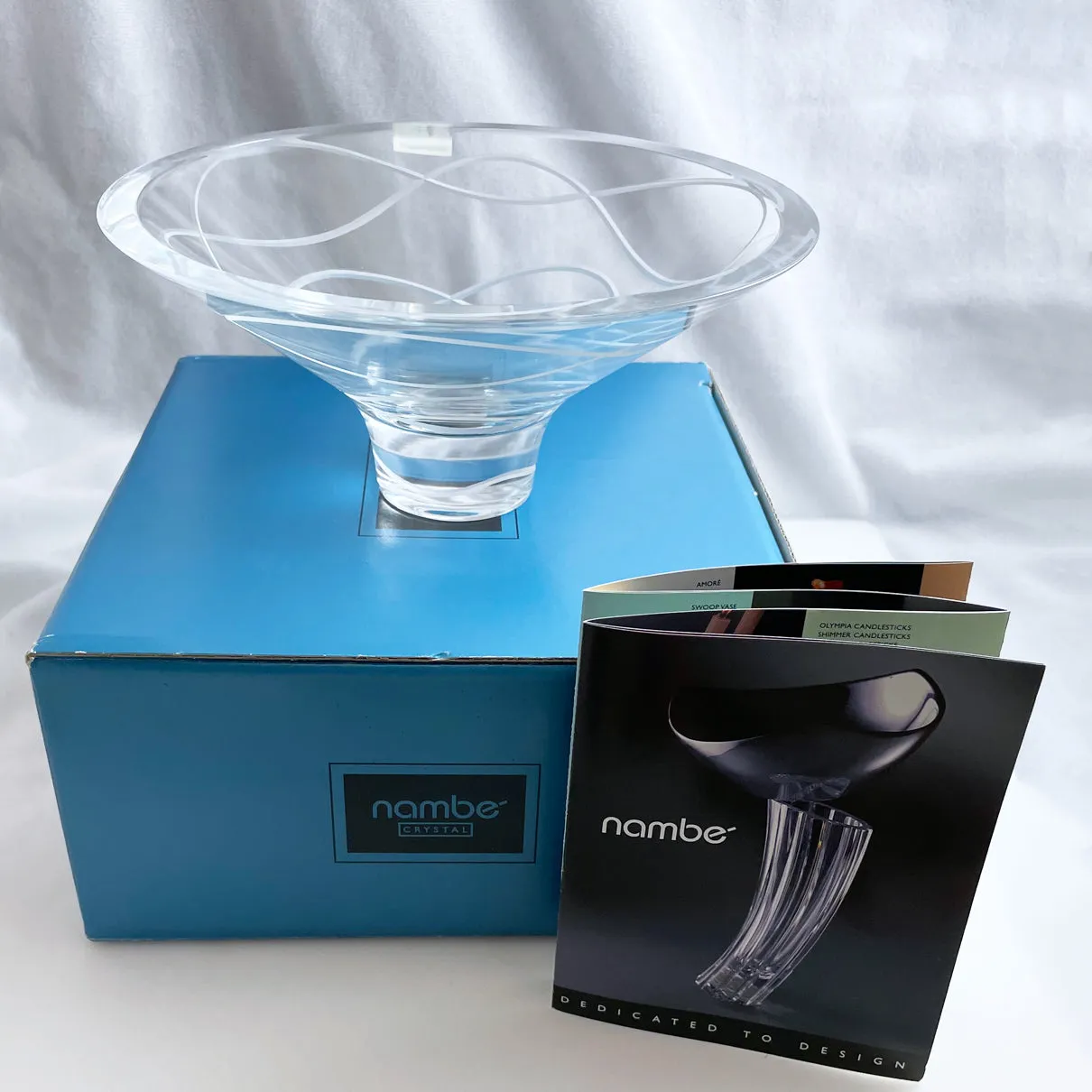 Nambe Crystal Morph Bowl New In Box