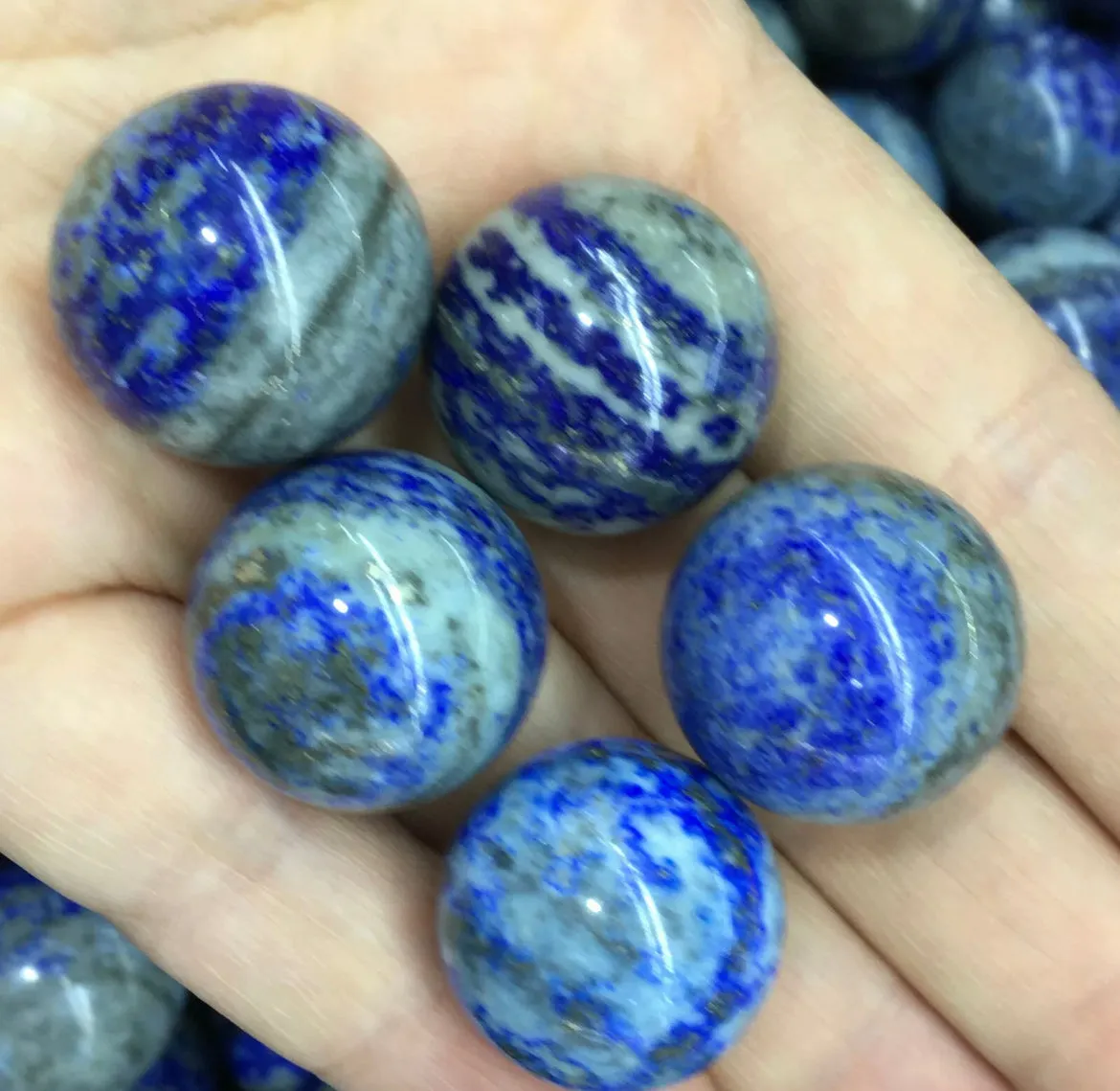 Natural Lapis Lazuli gemstone Crystal Sphere