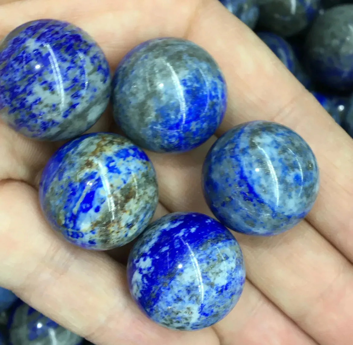 Natural Lapis Lazuli gemstone Crystal Sphere