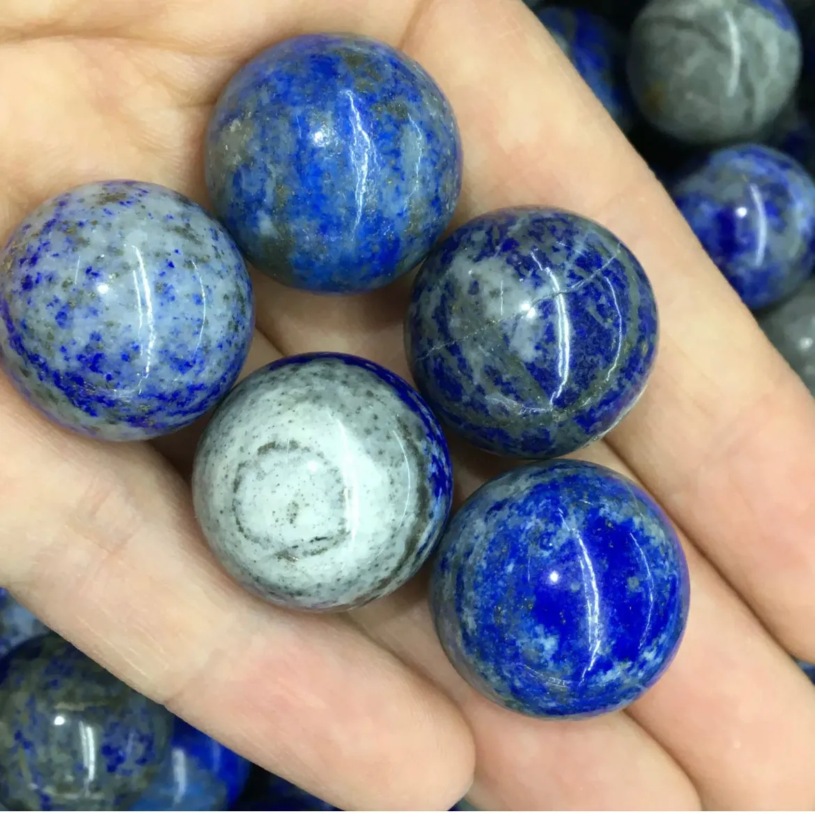 Natural Lapis Lazuli gemstone Crystal Sphere