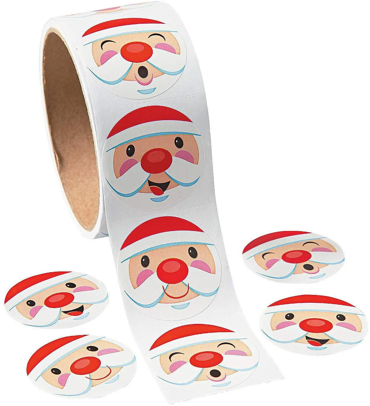 New Beautiful Christmas Holiday Santa Claus Stickers