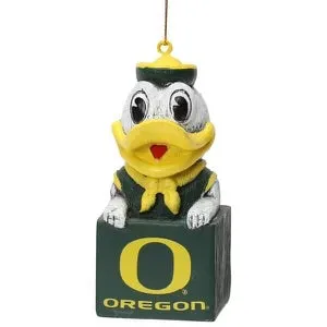 OREGON DUCK MASCOT ORNAMENT