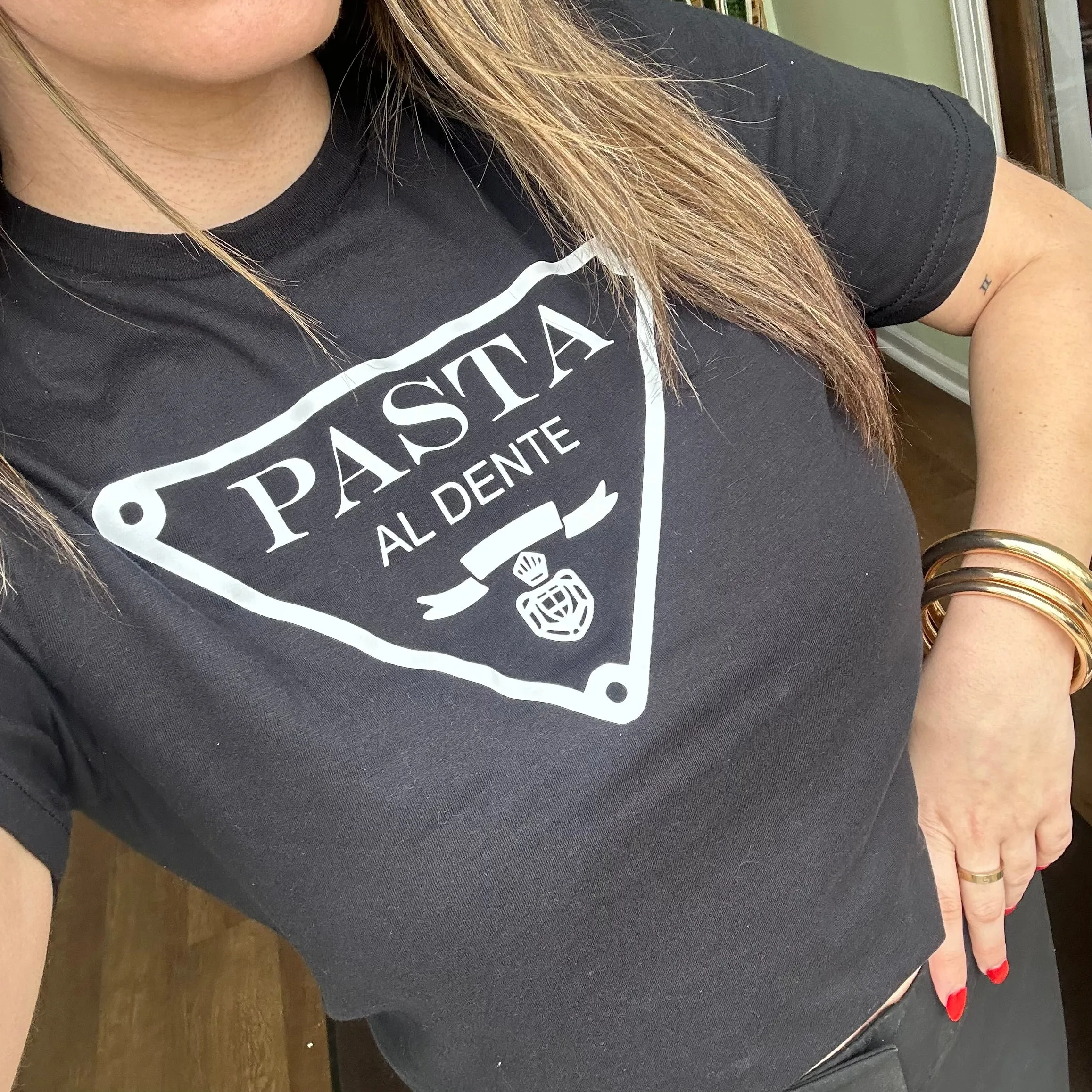 Pasta Tee - Black