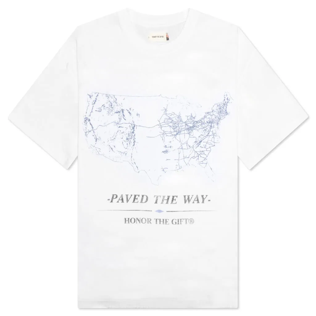 Pave The Way S/S Tee - White