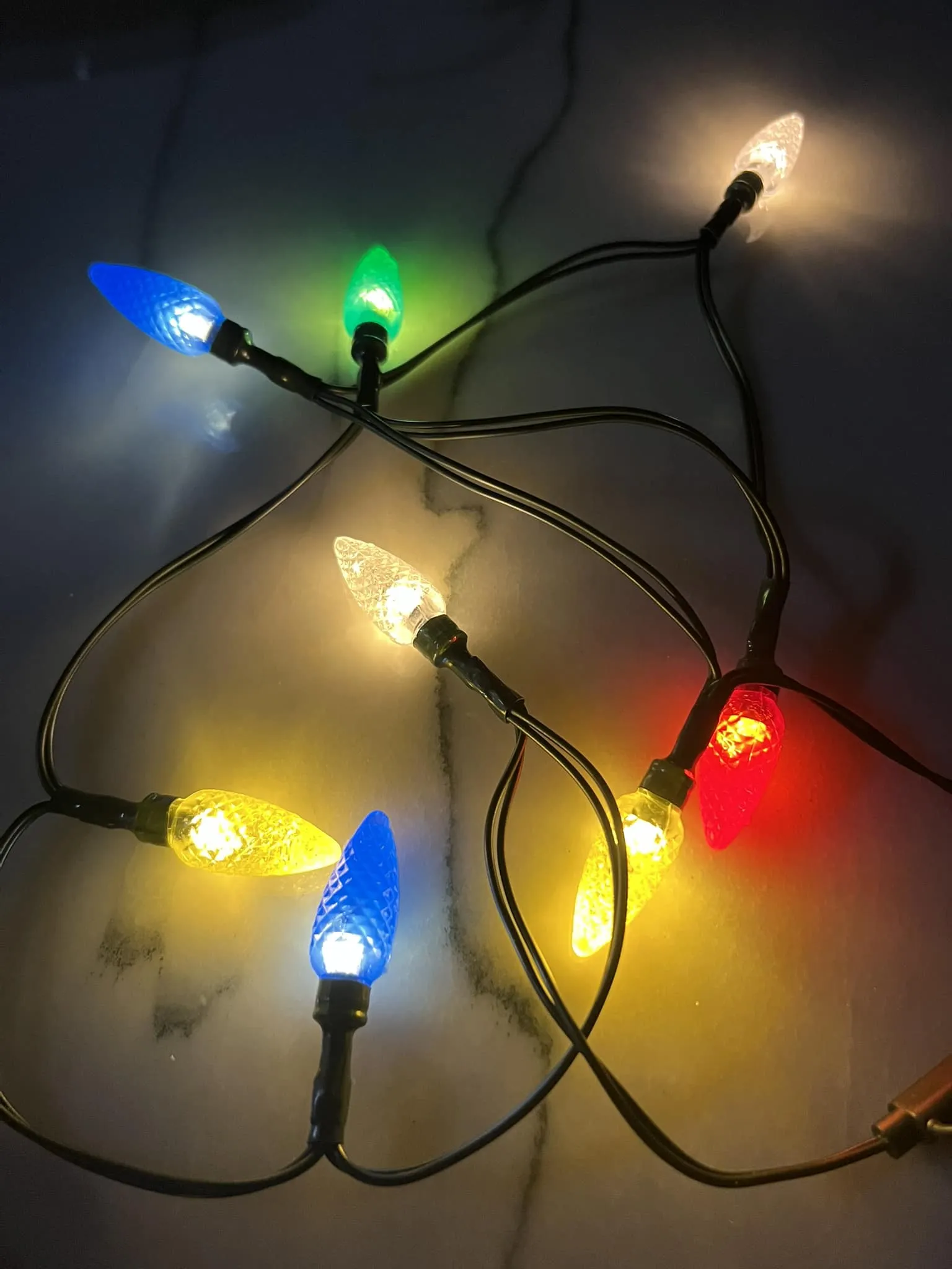 PHONE CHARGER:  CHRISTMAS LIGHTS