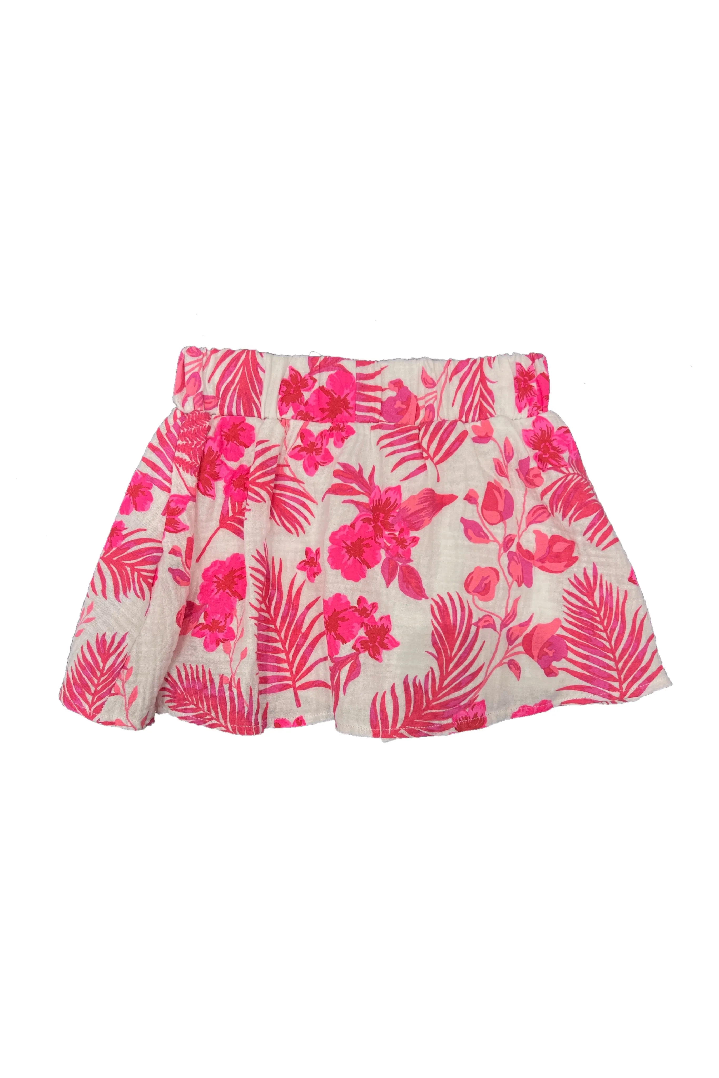 Pink Hawaian Gauze Skort