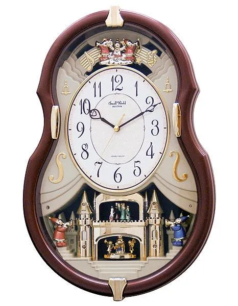 Rhythm Viola Entertainer II Musical Clock - 30 Song Selections - Castle Theme