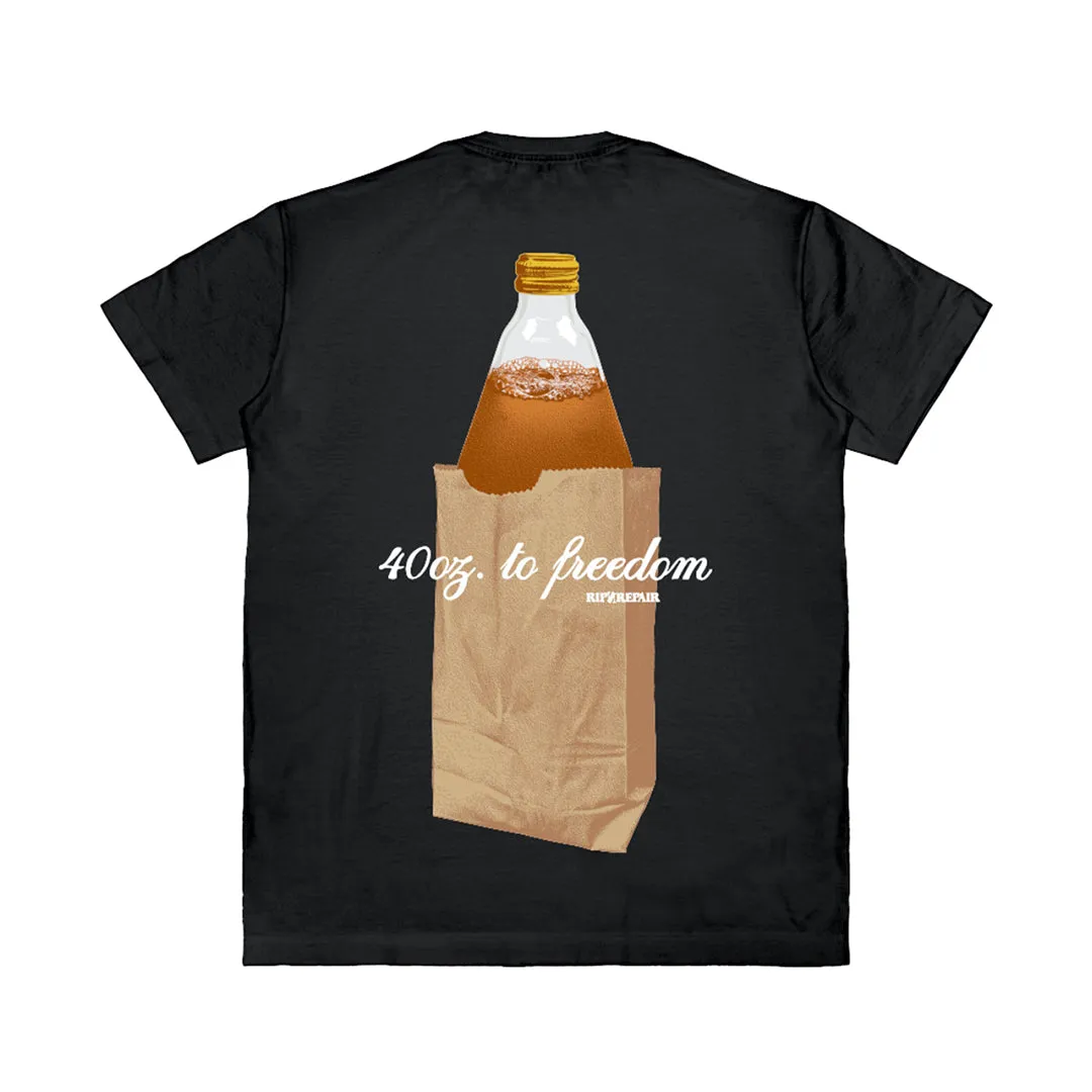 Rip N Repair 40oz to Freedom Tee - Black