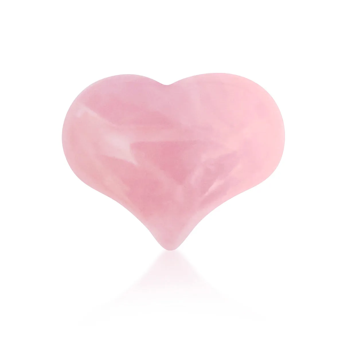 Rose Quartz Heart Shaped Healing Gemstone for Unconditional Love